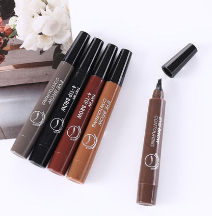 Liquid water eyebrow pencil