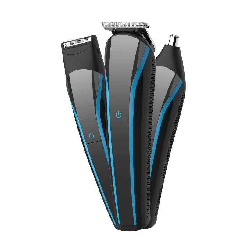 Household Electric Intelligent Digital Display Six In One Hair Clipper Set