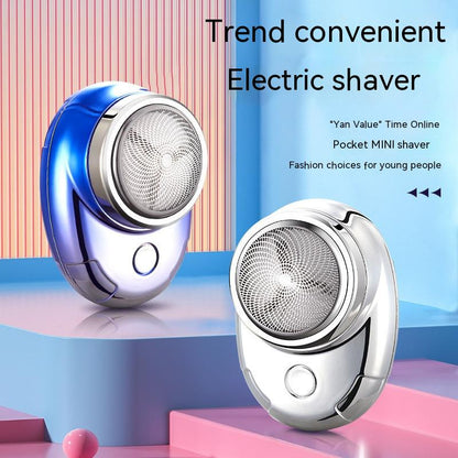 Small And Portable Men's USB Rechargeable Electric Shaver