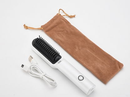 Wireless Hair Straightener Comb Beard Brush