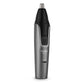 Nose Hair Trimmer Eye-brow Knife Sideburns 3-in-1 European Standard Silver Silver