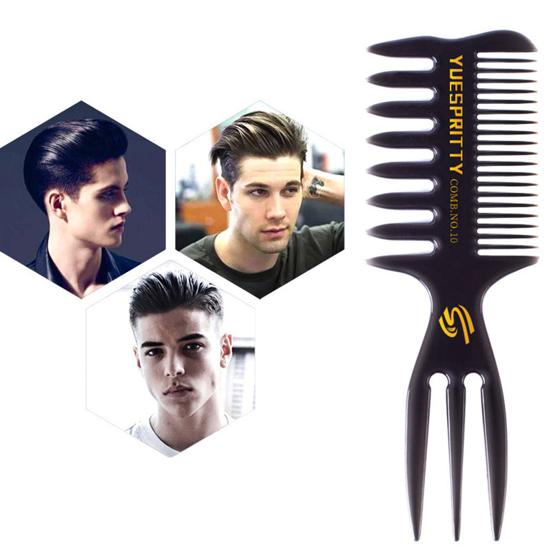 Men's Special Retro Back Head Texture Styling Oil Comb – Beard Air