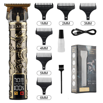 Large Digital Display Hair Clipper Three-speed Speed Control