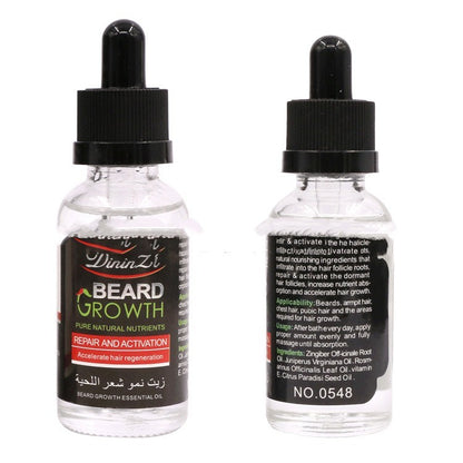 Thick Men's Beard And Sideburns Hair Increasing Oil