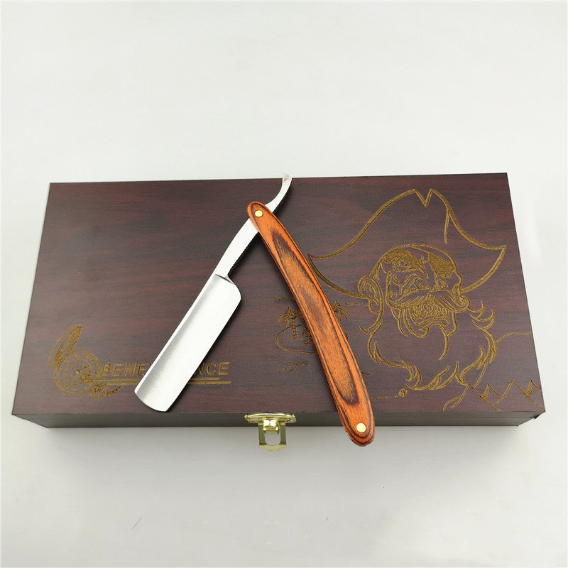 Box Razor Brown Razor wooden box set – Beard Air