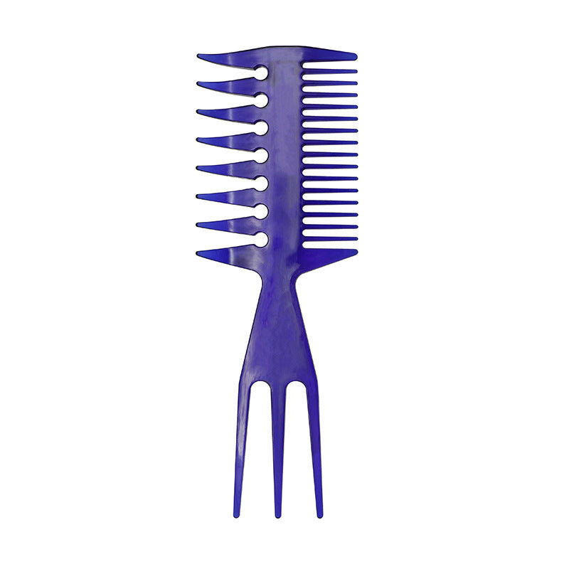 Retro oil hair comb shape double-sided comb