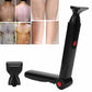 Electric Back Hair Shaver Trimmer Machine Long Handle USB Folding