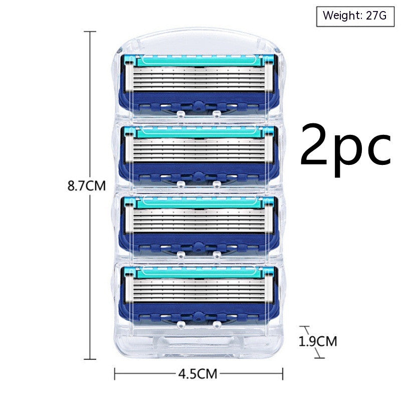 Manual Men's Five-layer Razor Head