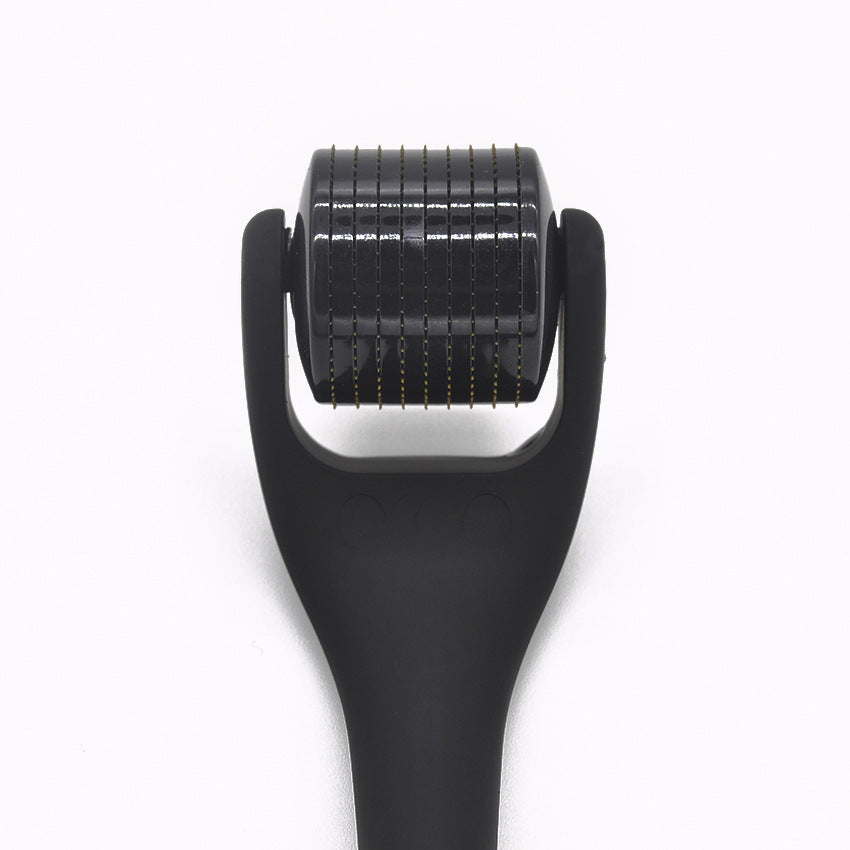Beard Roller Microneedle Frosted Black Titanium Alloy Needle