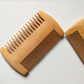 Simple Retro Double-sided Peach And Beech Comb