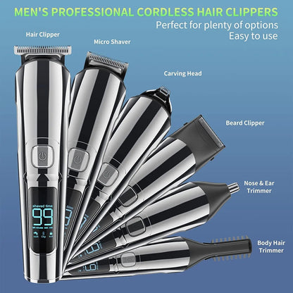 Multifunctional Six-in-one Hair Clipper Rechargeable Shaver