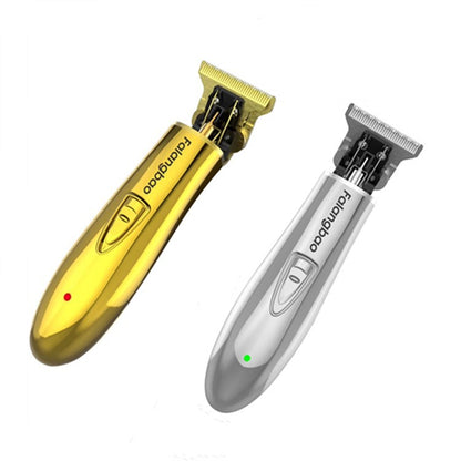 Retro oil head push light hair clipper