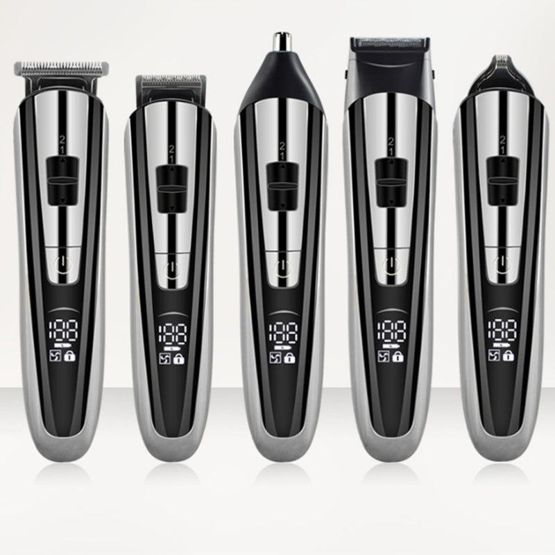 LCD multifunctional Engraving Electric Clipper USB Electric Razor