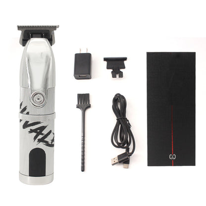 USB Charging LCD Digital Display All Metal Hair Clipper