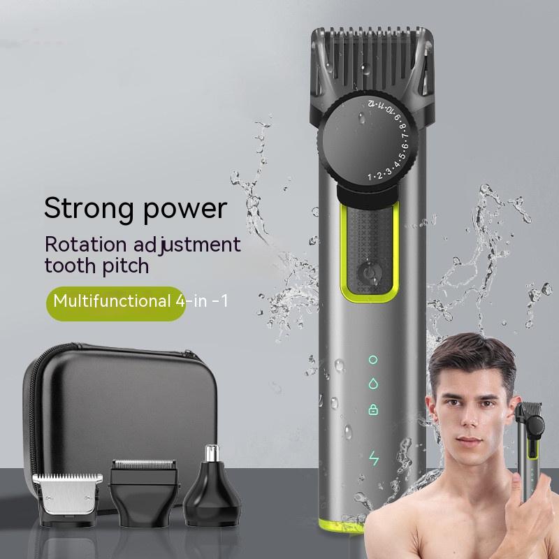 Men's Household Professional Hair Clipper Four-in-one Multifunctional Electric Hair Clipper