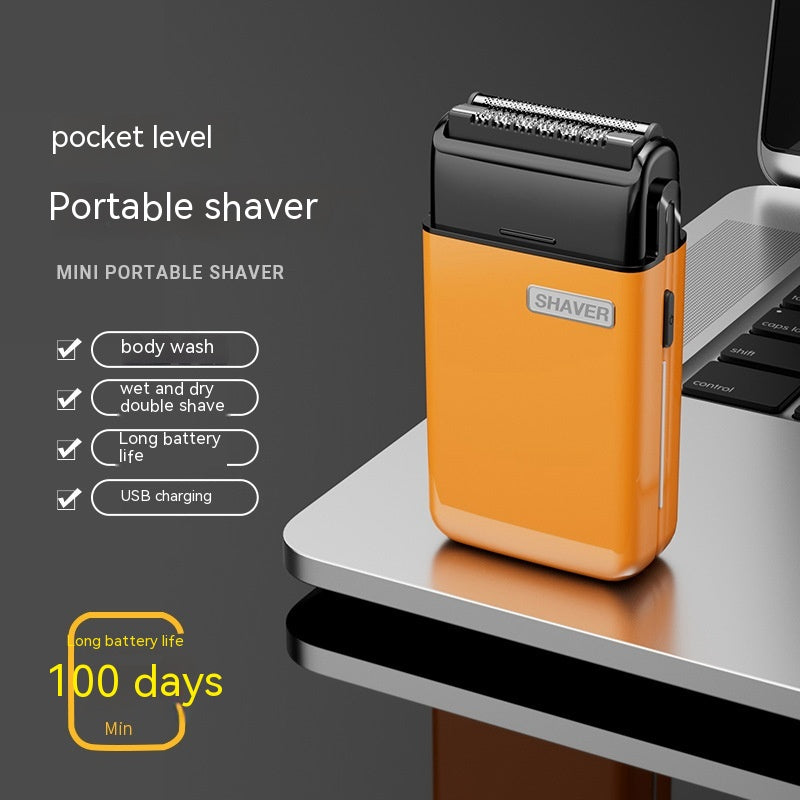Mini Electric Small Shaver Shaver Fully Washable Magnetic Suction ...