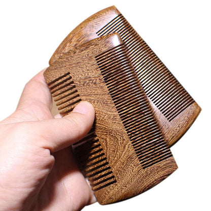 Handmade sandalwood anti-static wooden comb