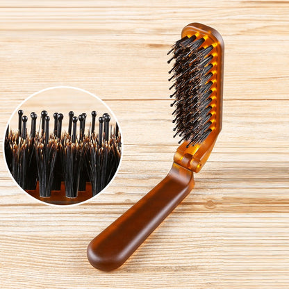 Portable Travel Folding Bristle Comb