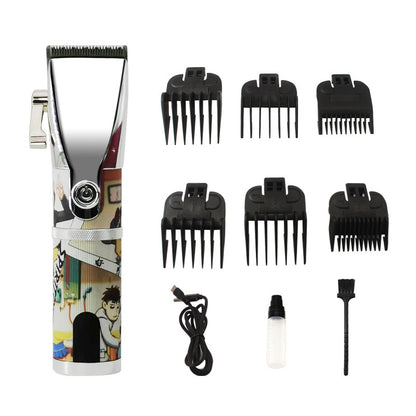 USB Charging LCD Digital Display All Metal Hair Clipper