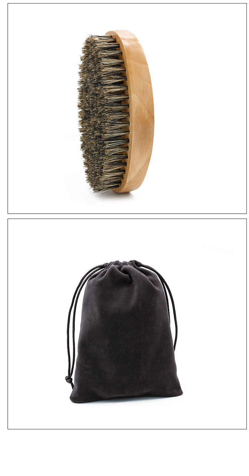 Grate Comb Pig Bristles Oval Brush Styling Comb