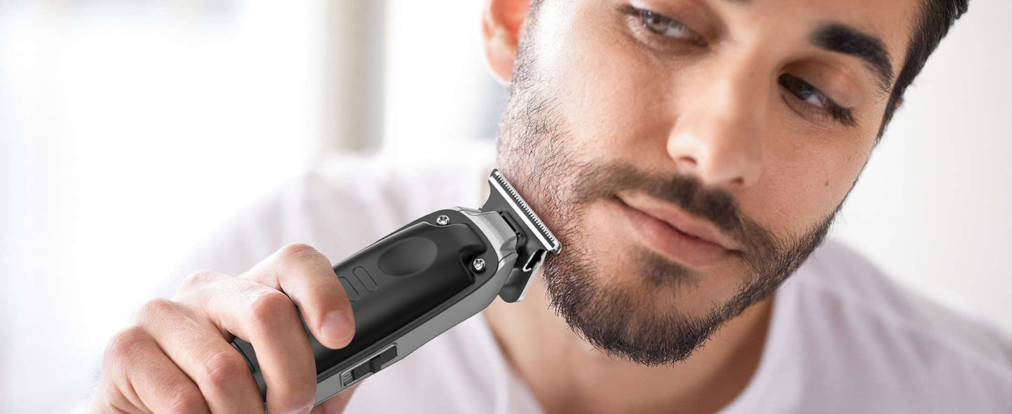 Professional Men's Hair Clipper Kit Cordless Trimmer