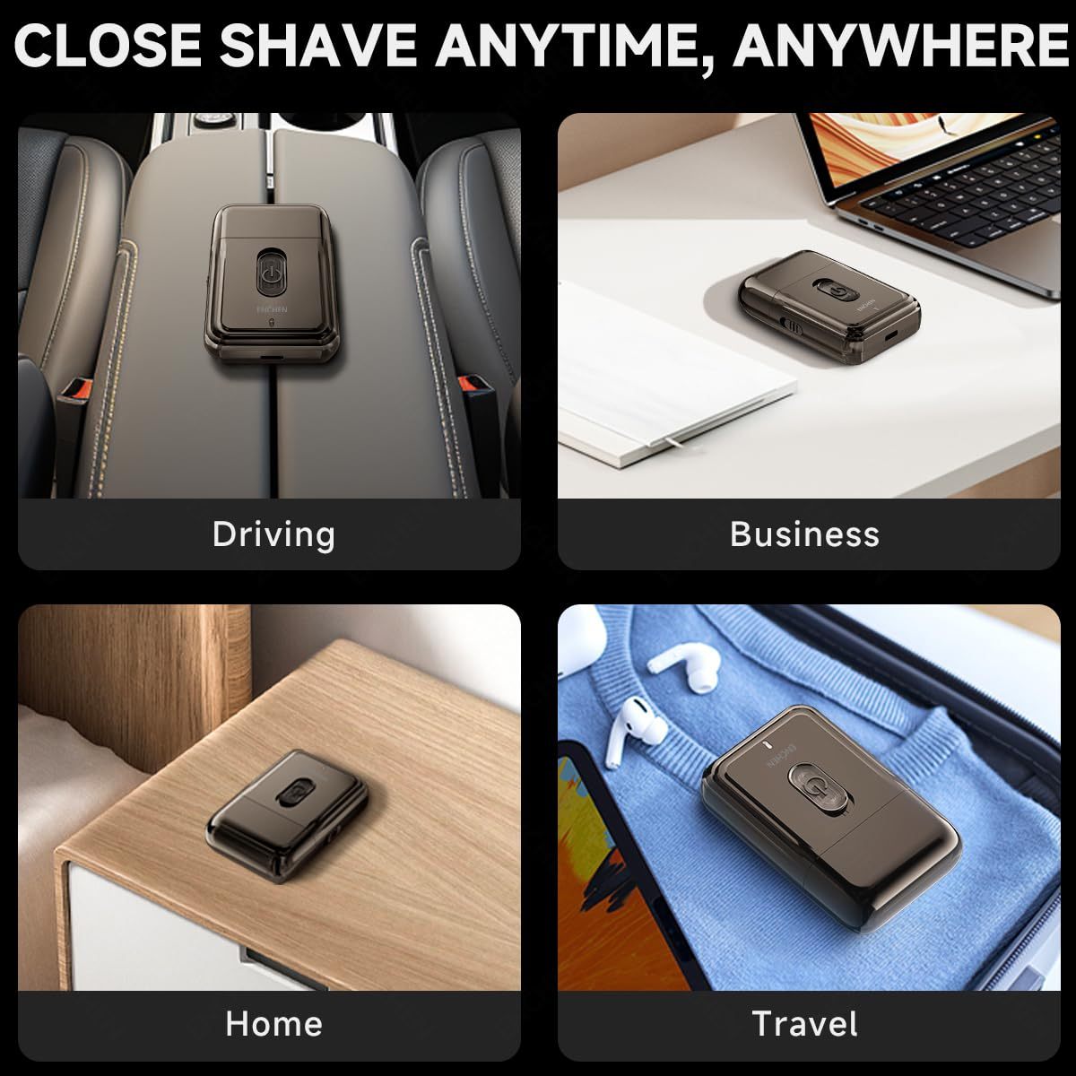 Electric Shaver For Men - Compact Foil Shaver Rechargeable