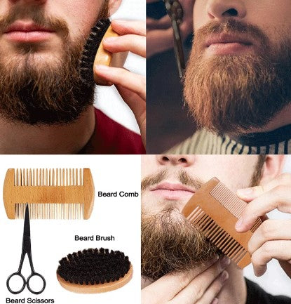 Beard Growth Kit For Men Thicker Mustache Grooming