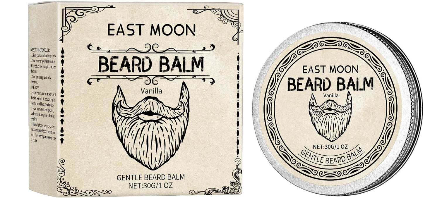 Cedar Wood Beard Balm - Natural Beeswax Coconut Oil Men's Beard Care Wax