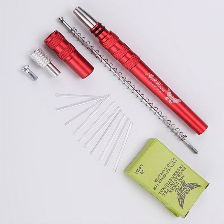 DIY Durable Stainless Steel Haircut Pen 20Pcs Blades Salon Razor