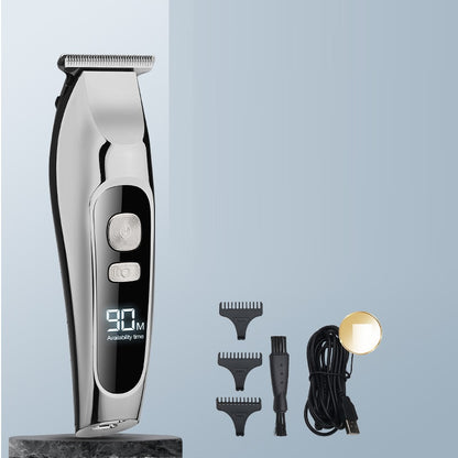 LCD Digital Display Men's Hair Clipper Electric Clipper