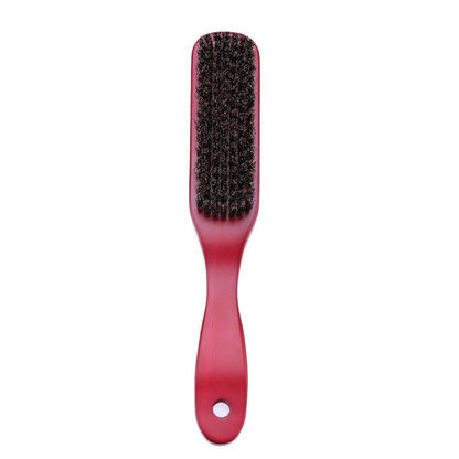 Solid Wood Pig Bristles Brush Comb Hair Planting Brush Curly Hair Hairdressing Tools