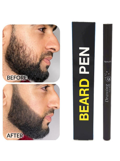 Painted waterproof beard pen