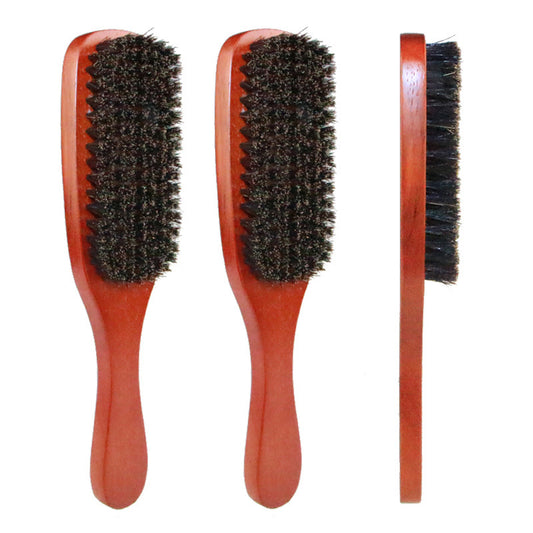 Men's beard brush to clean broken hair bristle brush