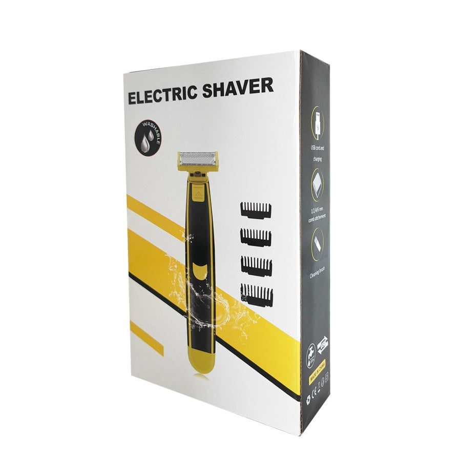 Men's Shaver USB Charging Fully Washable Shaver Leg Hair Facial Electric Shaver