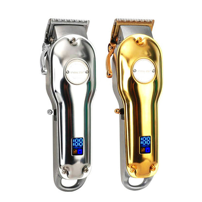 LCD Digital Display Full Metal Electric Hair Clippers