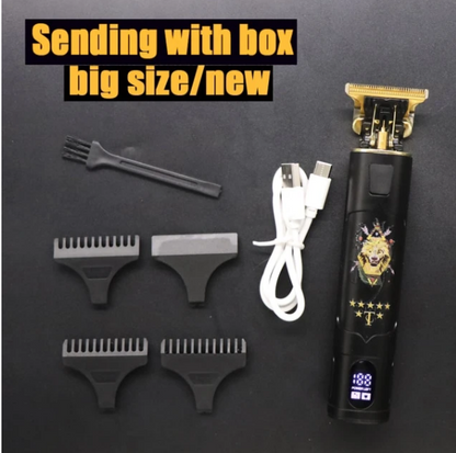 Buddha Head Dragon And Phoenix Hair Clipper Electric Push