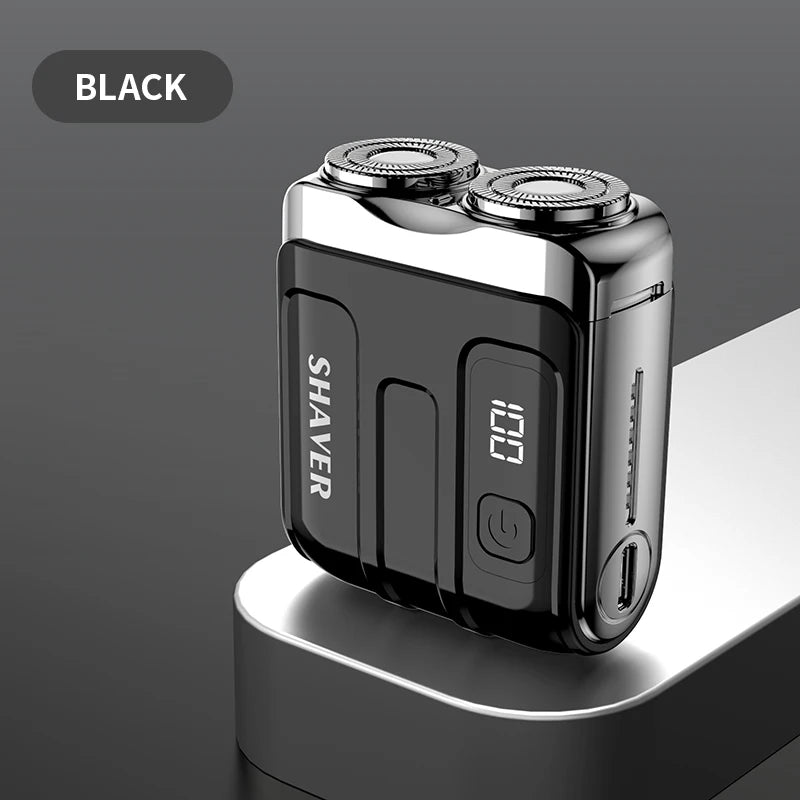 Mini Electric Smart Shaver Household Car Shaver Digital Display