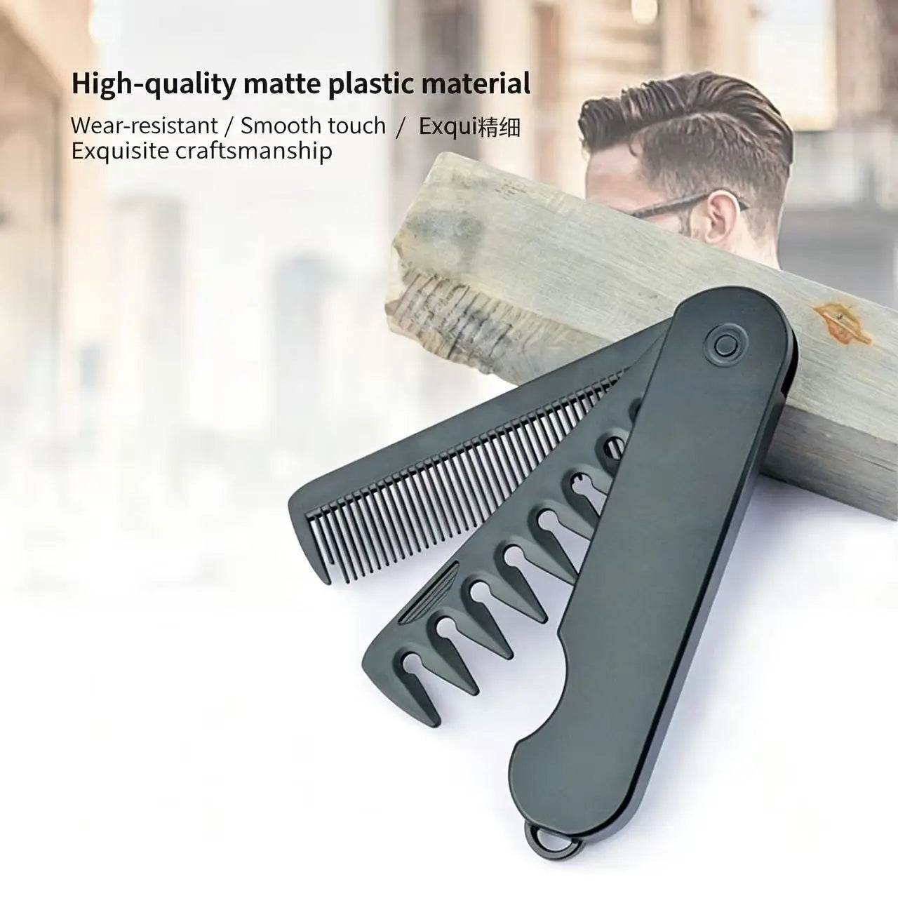 Barber Hair Clipper Folding Combs Multifunctional