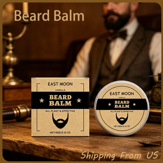 EAST MOON 60G Vanilla Beard Balm Deep Nourishment