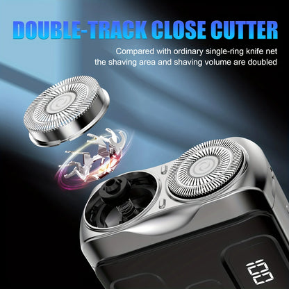 Mini Electric Smart Shaver Household Car Shaver Digital Display
