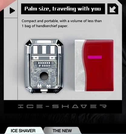 Portable mini electric men's shaver car-mounted double-head razor