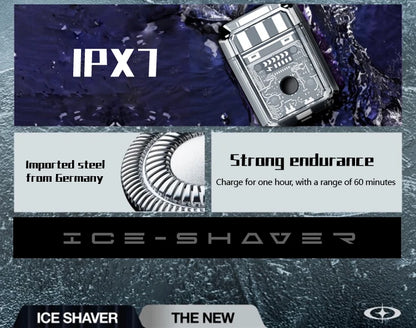 Portable mini electric men's shaver car-mounted double-head razor