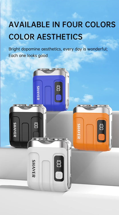 Mini Electric Smart Shaver Household Car Shaver Digital Display