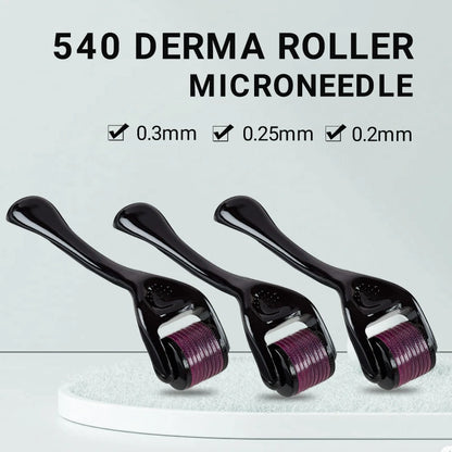 Micro Needling 540 Roller Derma Roller Professional Titanium