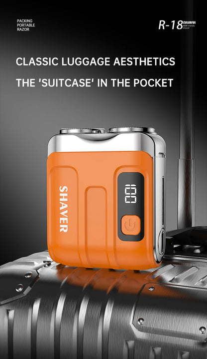Mini Electric Smart Shaver Household Car Shaver Digital Display