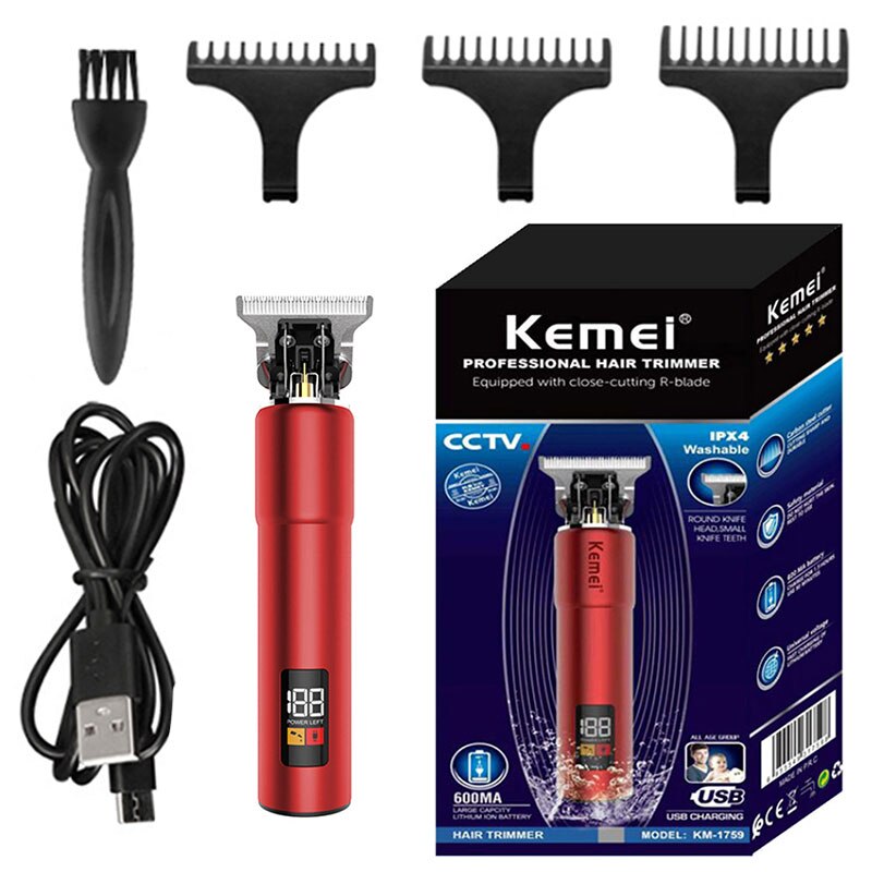 Professional Hair Trimmer For Men Electric Hair Clipper Beard