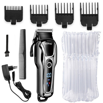 Original Kemei Barber Cordless Professional Hair Clipper For Men Beard