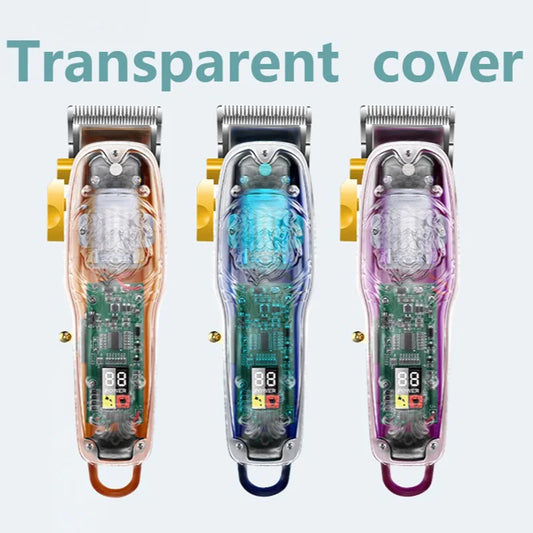 Kemei 2707 New Transparent Cover Hair Clippers Barber Shop