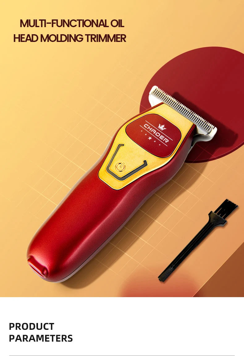 Powerful Professional Hair Trimmer Men 0 MM T Blade Electric Clipper
