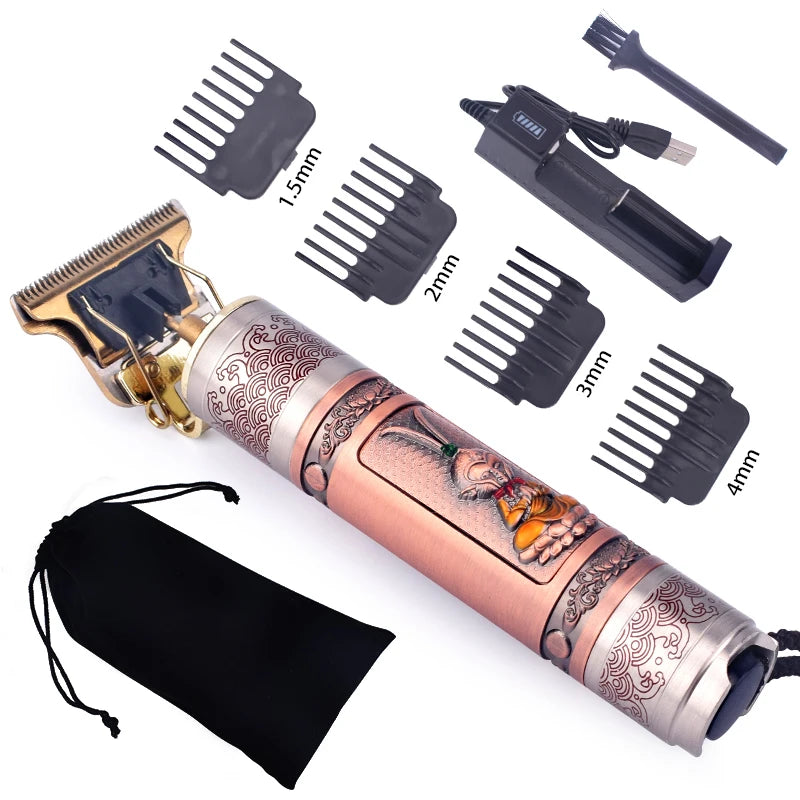 T9 Hair Clipper Professional Electric Hair Trimmer 0mm Baldheaded